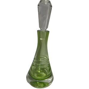 Vintage Krosno Poland crystal decanter with stopper